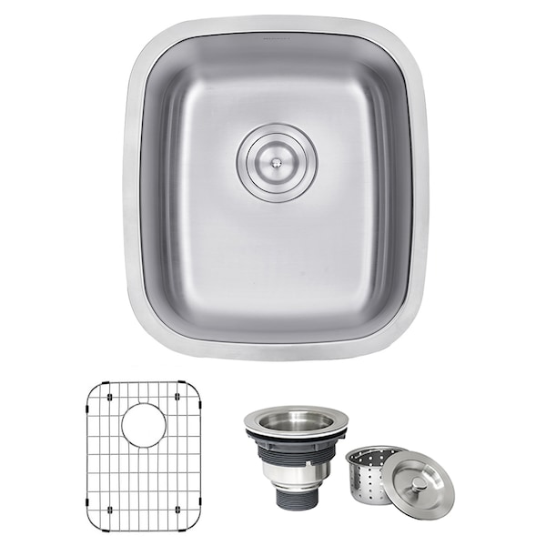 Ruvati Kitchen Sink, 2 bowl, Undermount, Stainless Steel RVM4110 - main